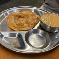 Stuffed Pancaked with Onion & Potato at Madras Cafe in Sunnyvale