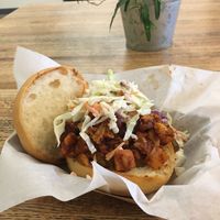 BBQ jackfruit sandwich  at Vego Bistro in Austell