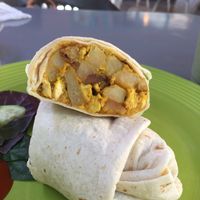 Break burrito  at Desert Roots Kitchen in Tempe