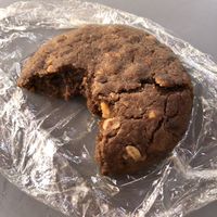 Chocolate peanut butter oatmeal cookie, tasted like gingerbread PB & chocolate  at Desert Roots Kitchen in Tempe