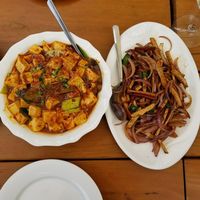napa tofu and scallion with bean curd at Chef Tan in Highland Park