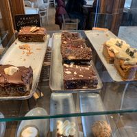 Lots of cakes at The Beach House in Edinburgh