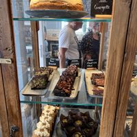 Vegan cakes  at The Beach House in Edinburgh