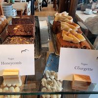 Vegan cakes 1 at The Beach House in Edinburgh