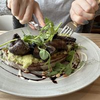 Portobello mushroom in portobello!!  at The Beach House in Edinburgh