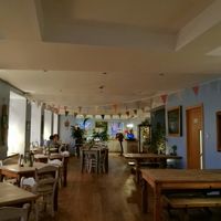 Inside the Beach House Cafe at The Beach House in Edinburgh