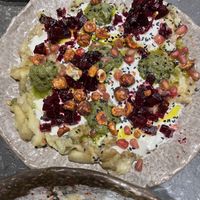 Grilled aubergines  at Honest Greens - Castellana in Madrid