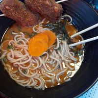 Ramen con tofu at KOI Beer & Dumplings in Buenos Aires