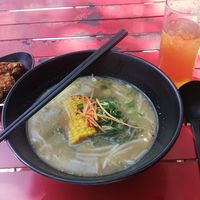 Miso Ramen vegan at KOI Beer & Dumplings in Buenos Aires