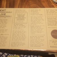 menu at The Wholesome Table in Metro Manila