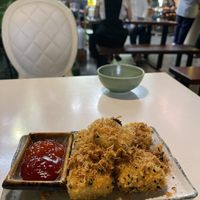 Fried tofu   at Metta Vegetarian in Ho Chi Minh City