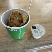 Vegan nuggs and garlic aioli Mayo. Good coffee too (no photo)   at Oliver's Real Food in Goulburn