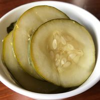 IPA pickles at Mine Oyster in Boothbay Harbor