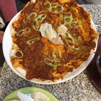 Hackvleisch Pizza at Berlin 61 in Augsburg