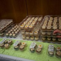 Assorted minis at Vegan ThanksLiving event. at The Cupcake Girl in Houston