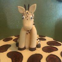 The top of my cake! at The Cupcake Girl in Houston