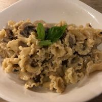 Pasta with soy cream and mushrooms at Vapiano in Dresden
