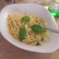 the garlic oil pasta! aglio e olio at Vapiano in Dresden