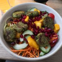 Vegane Falafelbowl at Vapiano in Dresden