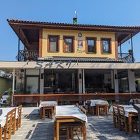 Restaurant front side at Saki in Dalyan