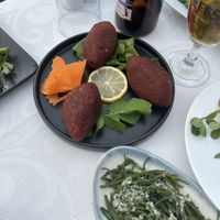 Beetroot içli köfte   at Saki in Dalyan