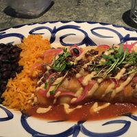 Artichoke Enchiladas at Milagros Latin Kitchen in Redwood City