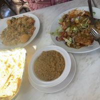 Red lentil curry at Little Aladdin in Manchester