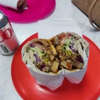 Chicken wrap at Little Aladdin in Manchester