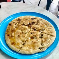 Pashwari naan   at Little Aladdin in Manchester