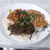 Green plate is ace. at Little Aladdin in Manchester