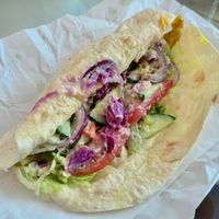 Tofu wrap at Little Aladdin in Manchester