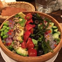Vegan salad  at Cafe La Boheme - Ginza in Tokyo