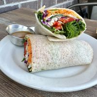 Asian Veggie Wrap  at City Beach Organics in Sandpoint