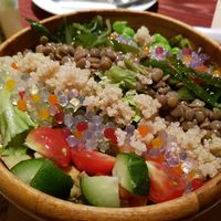 the  tofu salad at Cafe La Boheme - Motomachi-Chukagai in Yokohama