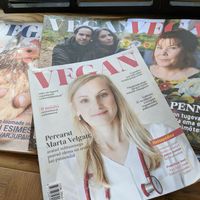 reading material at Toormoor Kohvik/Galerii in Tallinn