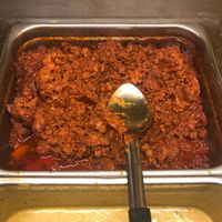 Sloppy joes (lentil base) at Radha Govinda's Buffet in Denver