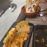 Fried banana at Andino Gastrobar in Malaga