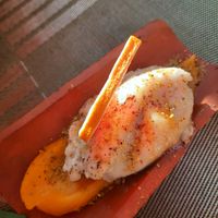 Kokos mango toetje at Andino Gastrobar in Malaga