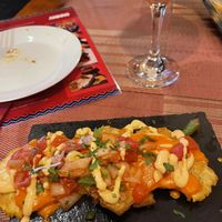 Vegan plantain starter-really recommend this dish!  at Andino Gastrobar in Malaga