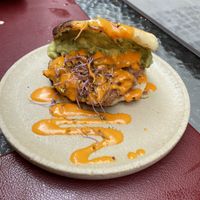 Jackfruit arepa   at Andino Gastrobar in Malaga