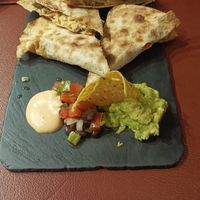 Vegan quessadila at Andino Gastrobar in Malaga
