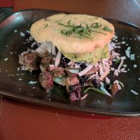 Mushroom arepa at Andino Gastrobar in Malaga