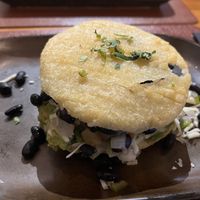 Arepa Vegetariana  at Andino Gastrobar in Malaga