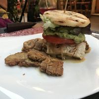vegan burger  at Andino Gastrobar in Malaga