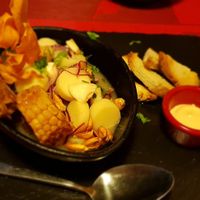 Vegan ceviche at Andino Gastrobar in Malaga