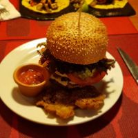 Vegan BURGER at Andino Gastrobar in Malaga