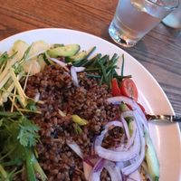 Fried rice & veggies at Monsoon Cafe - GZone in Tokyo