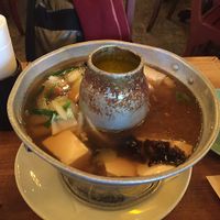 tofu and vermicelli noodle soup(Regular:¥850). You can also choose a half size(¥450). Ask to make it vegan. at Monsoon Cafe - Tamaplaza in Yokohama