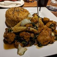 Gardein orange chicken at Yard House in Las Vegas