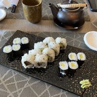 maki lunch entree (€1 more)  at Yoshi - Sushi & More in Madrid